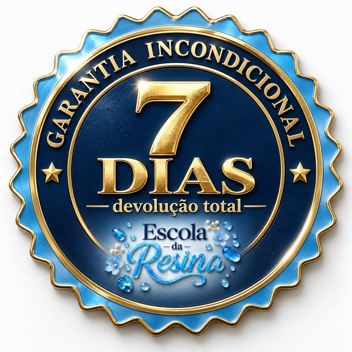 Selo de garantia de 7 dias